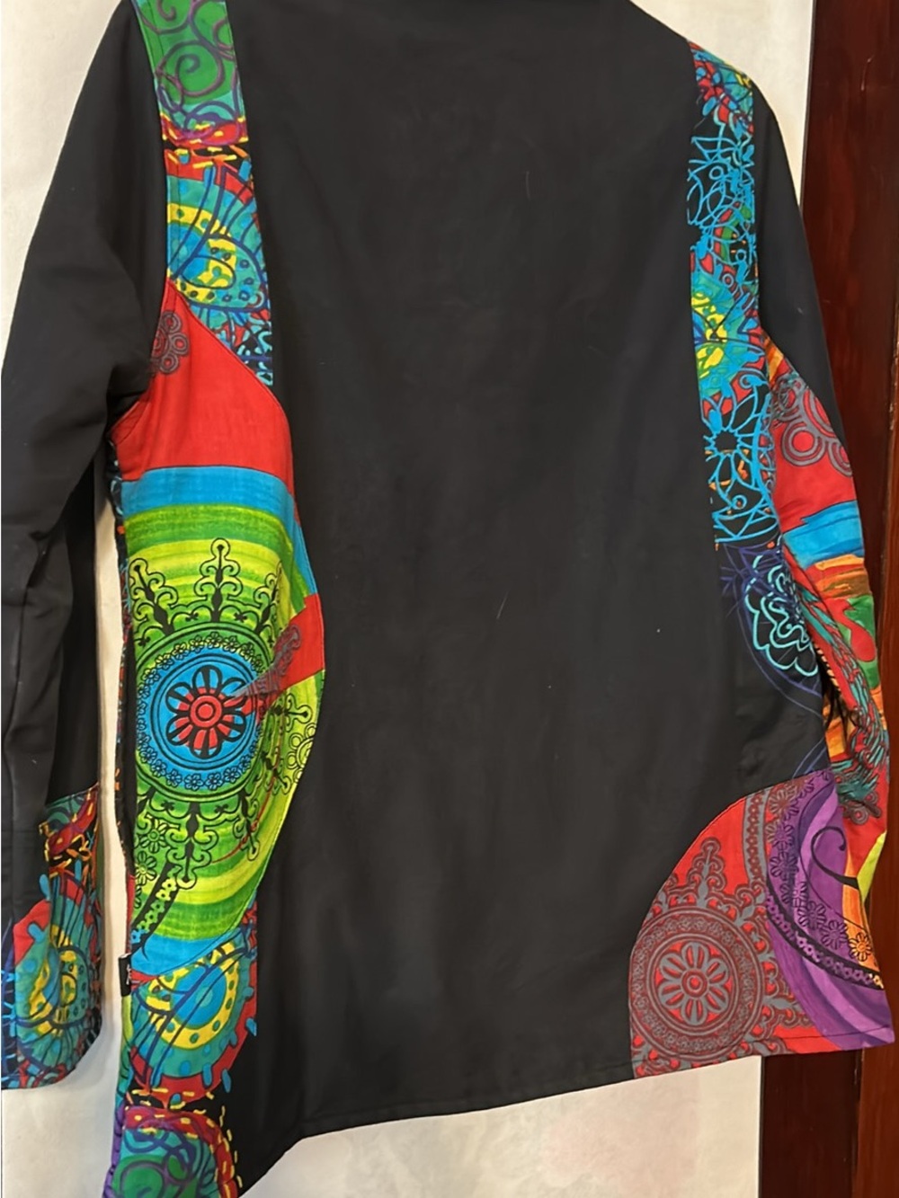 Leopards and Roses patchwork jacket woman’s Small - Picture 3 of 3